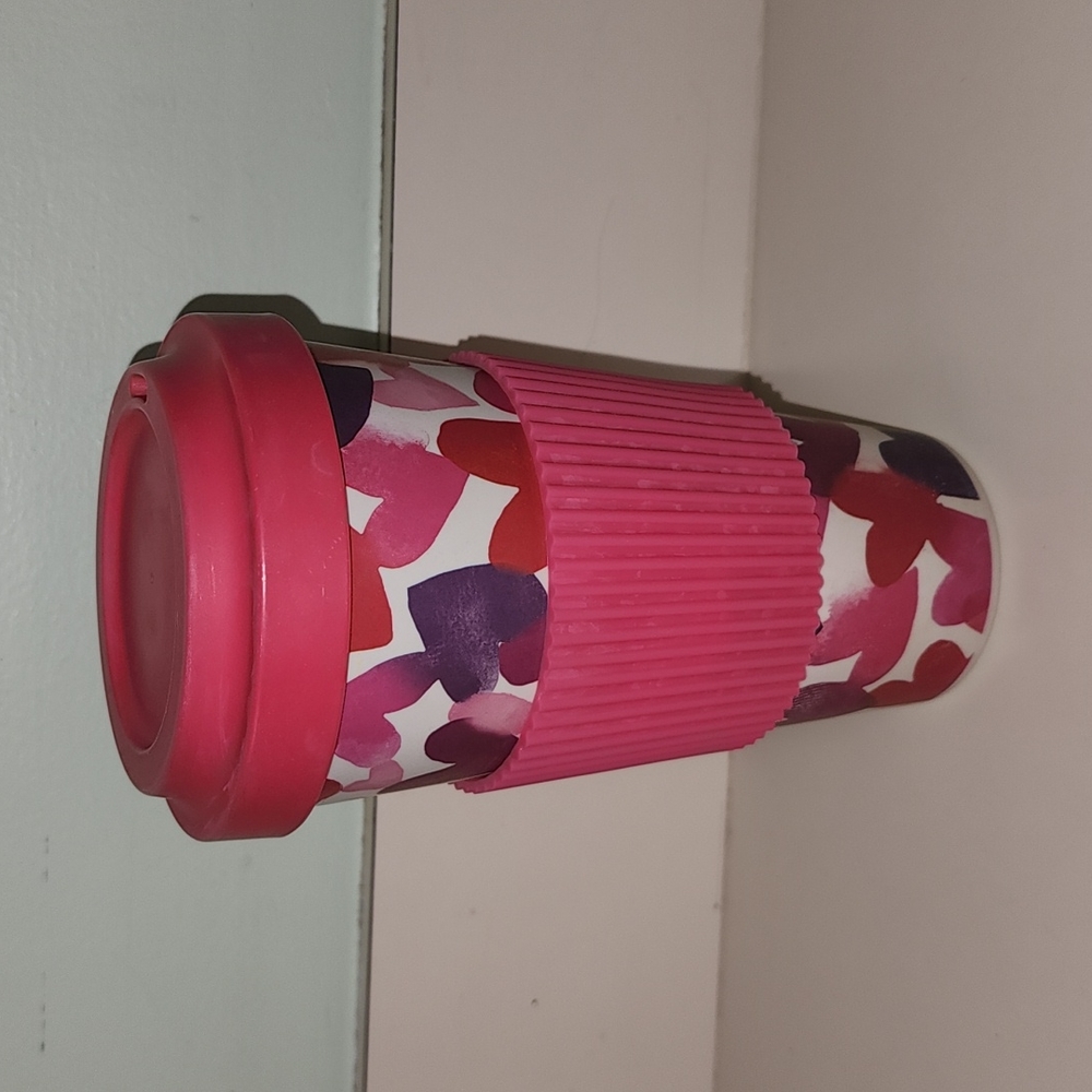 Heart Bamboo travel mug